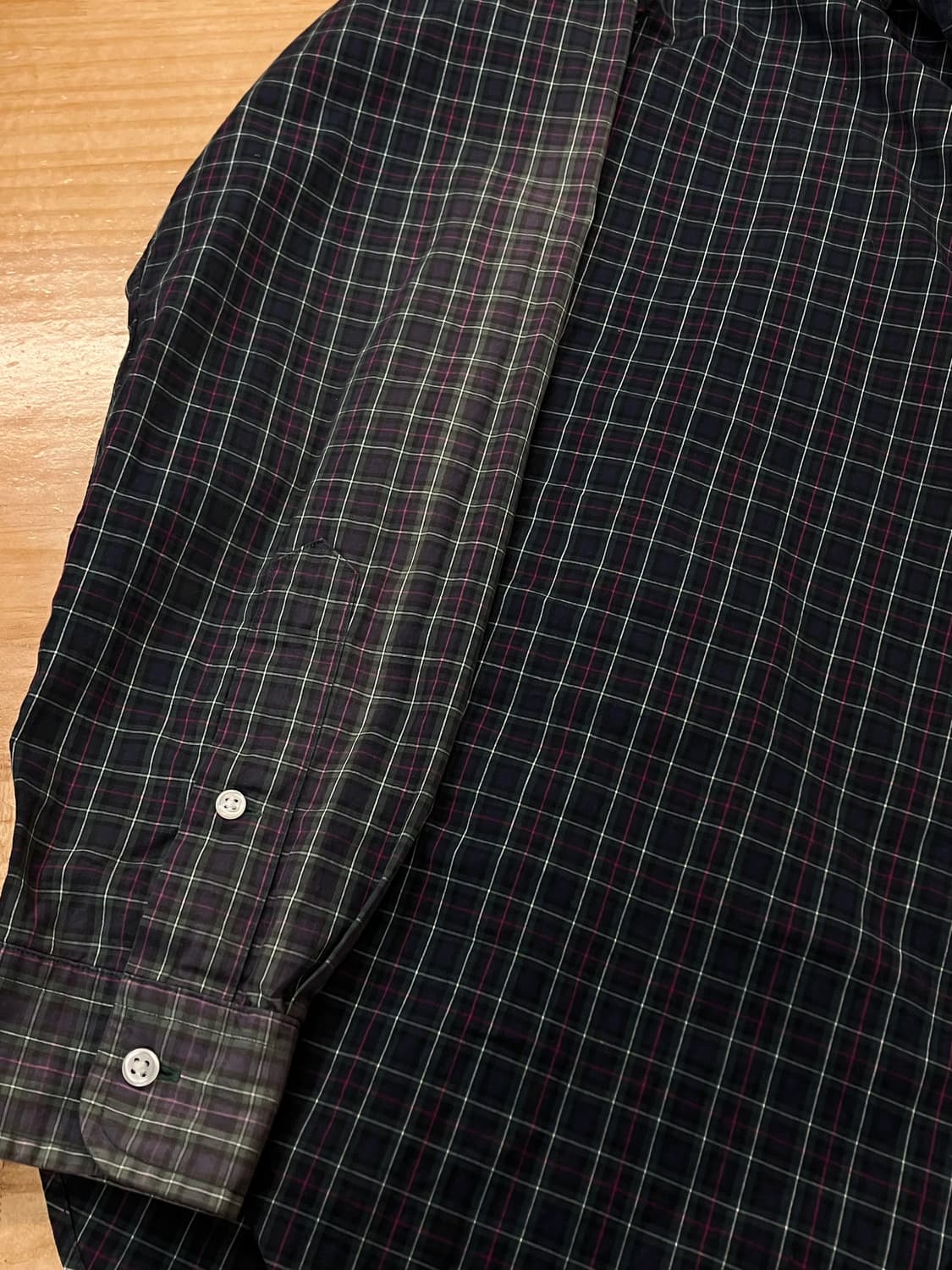 폴로 랄프로렌 체크 셔츠 딥그린  #csz3542 상품이미지4