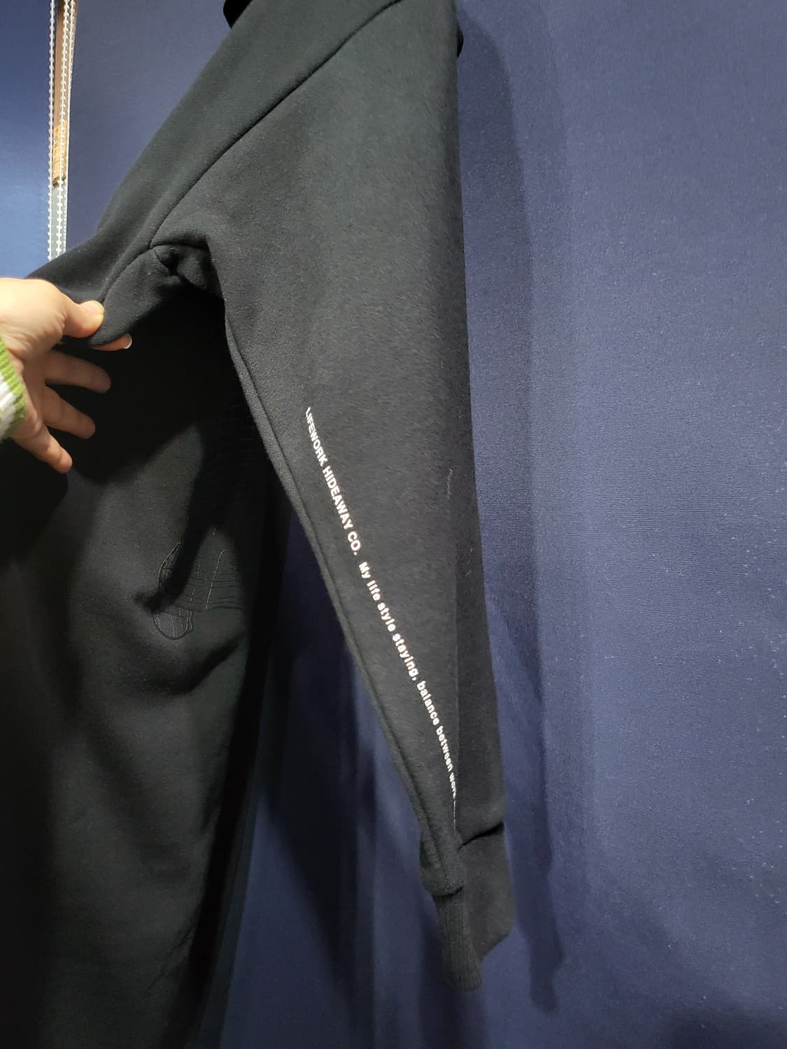 라이프워크 후드 기모 롱 원피스 상품이미지4