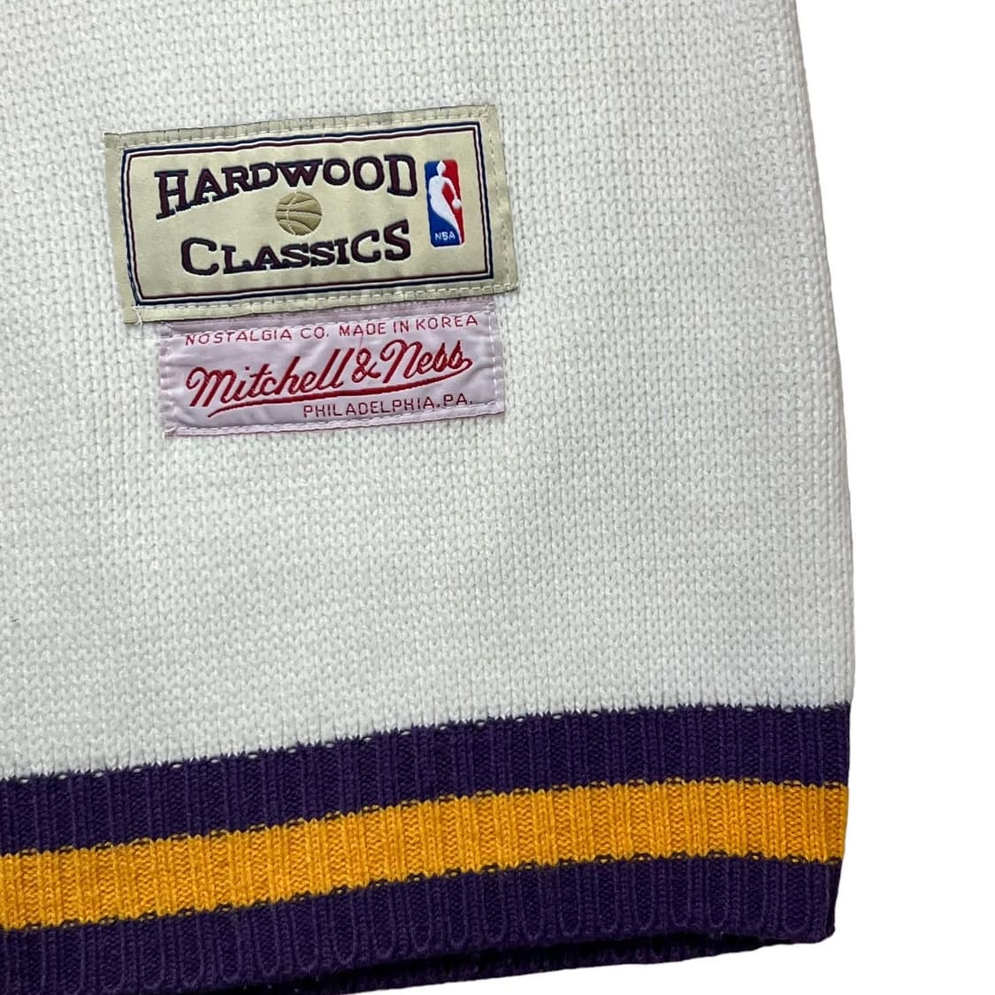 Mitchell And Ness Lakers Knit  상품이미지5