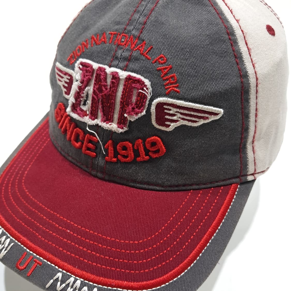 햇그래픽스 자이언 국립공원 ZNP 투톤 볼캡 모자 P2071 상품이미지1