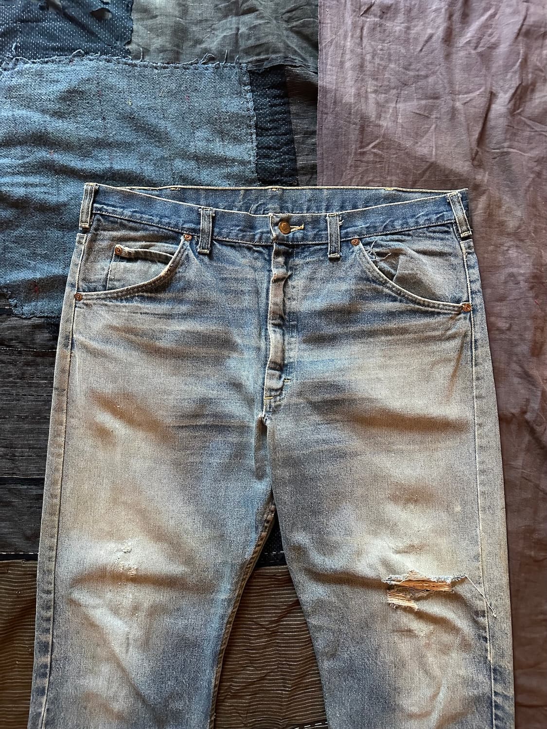 70s USA LEE 빈티지 리 라이더스 데님 팬츠 상품이미지3