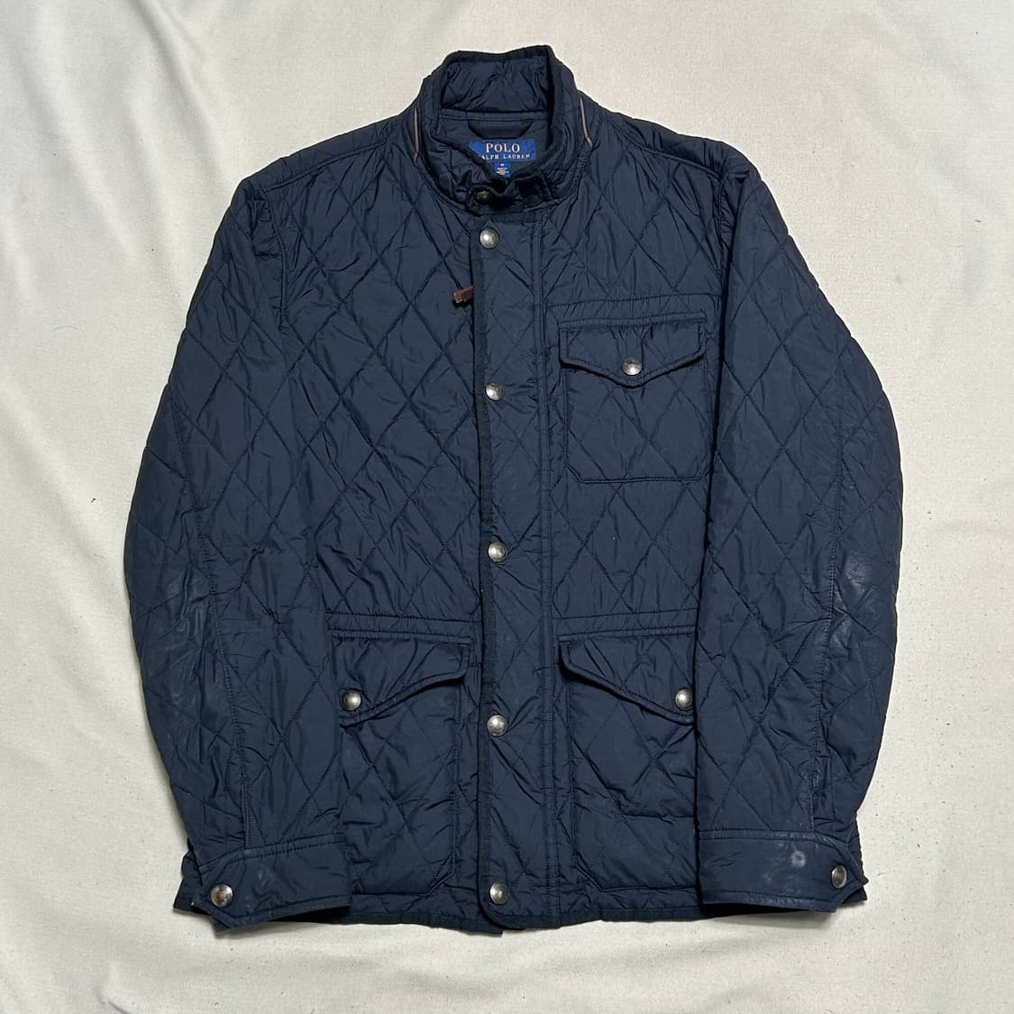M 폴로랄프로렌 네이비 퀼팅 자켓  상품이미지2