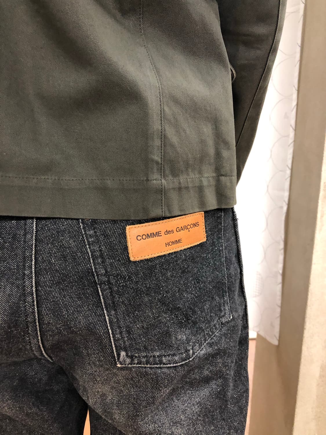 Comme des garcons homme 블랙 워싱 데님 S 상품이미지3