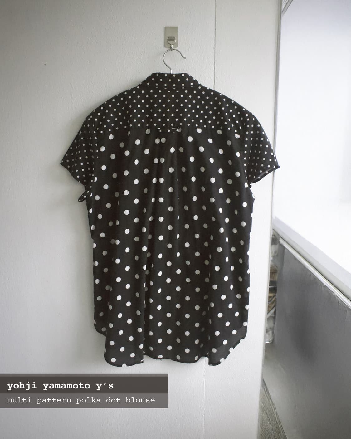 multi pattern polka dot blouse  상품이미지3