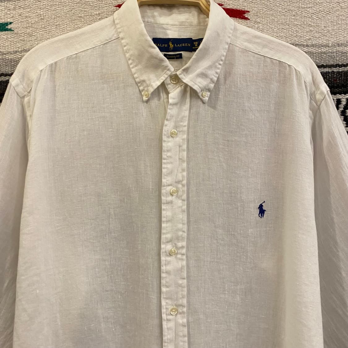 새상품급 00s USA 폴로랄프로렌 정품 린넨셔츠 상품이미지6