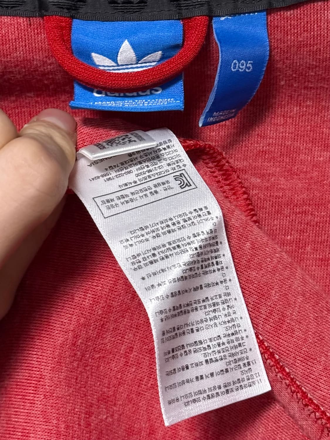 아디다스 후드 후디 져지 저지 트랙탑 집업 레드 빨강 95 M 파이어버드 상품이미지6