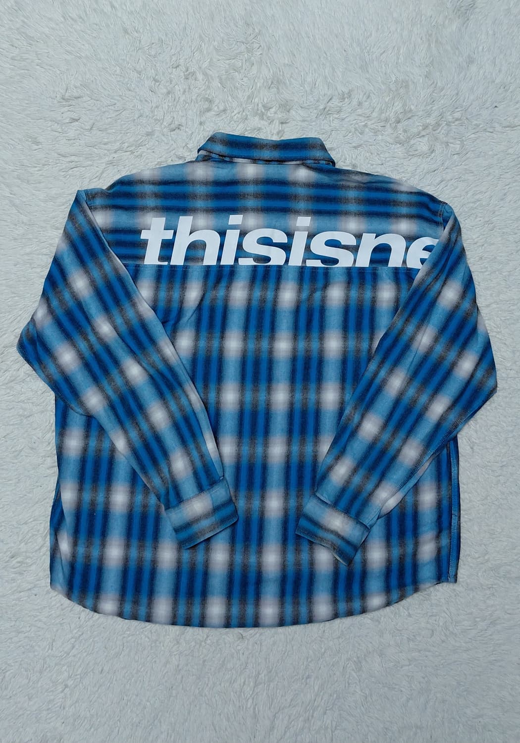 Thisisneverthat 플란넬 체크 셔츠 L 상품이미지1