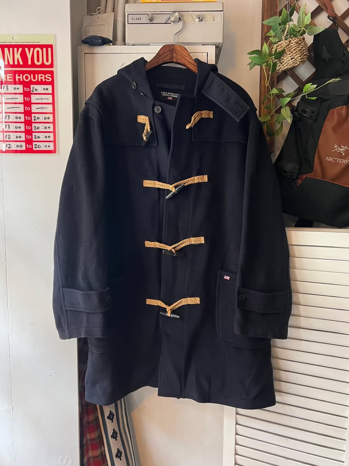 [XL]폴로 랄프로렌 진스 울 더플 코트 상품이미지1