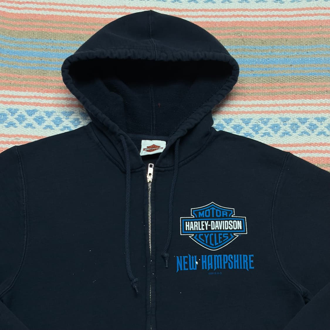 00s 미국 빈티지 할리데이비슨 후드티 후드집업 상품이미지2