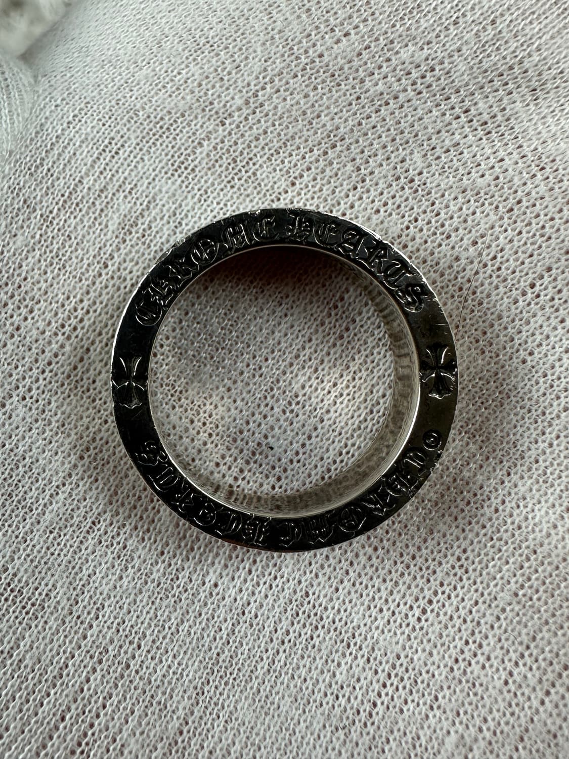 [US 8.5] 정품 크롬하츠 퍽유링 6mm 상품이미지7