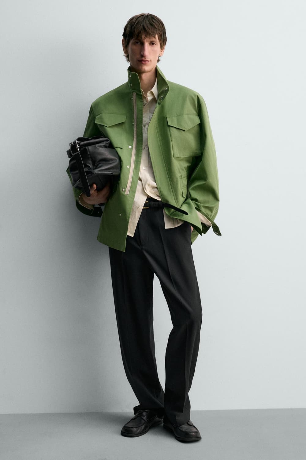 자라 레더 데크슈즈 42 상품이미지2