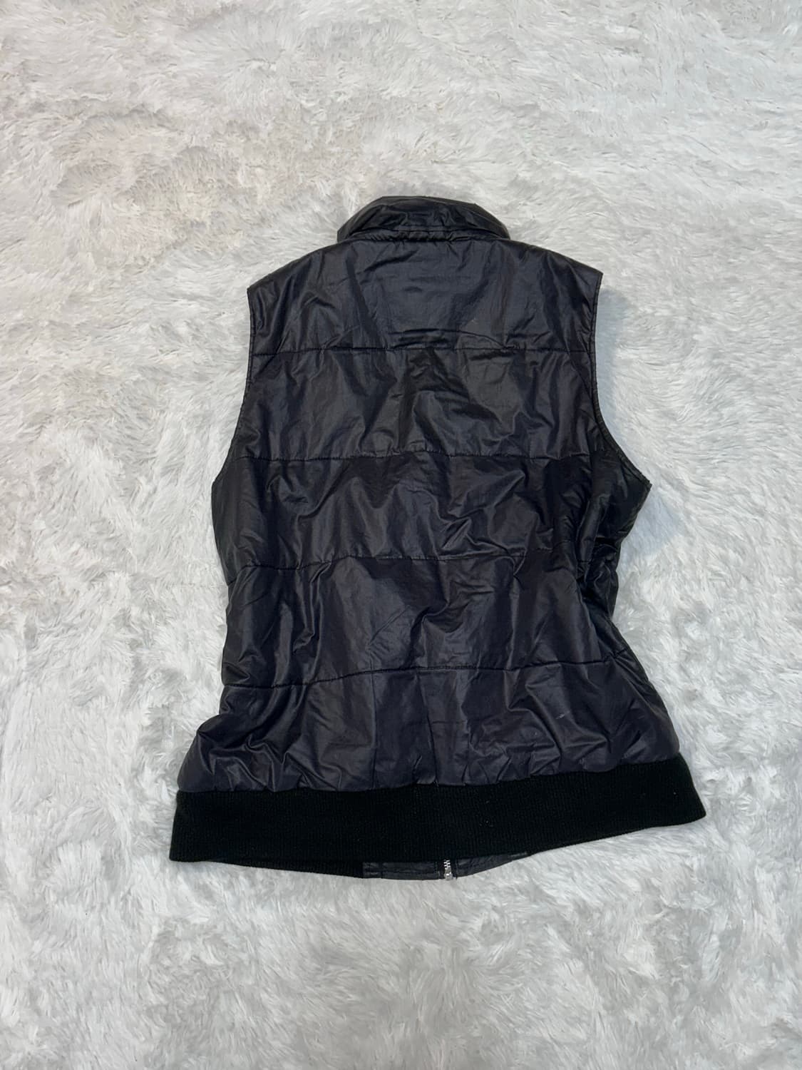 punk y2k padded patch detailed vest 상품이미지4