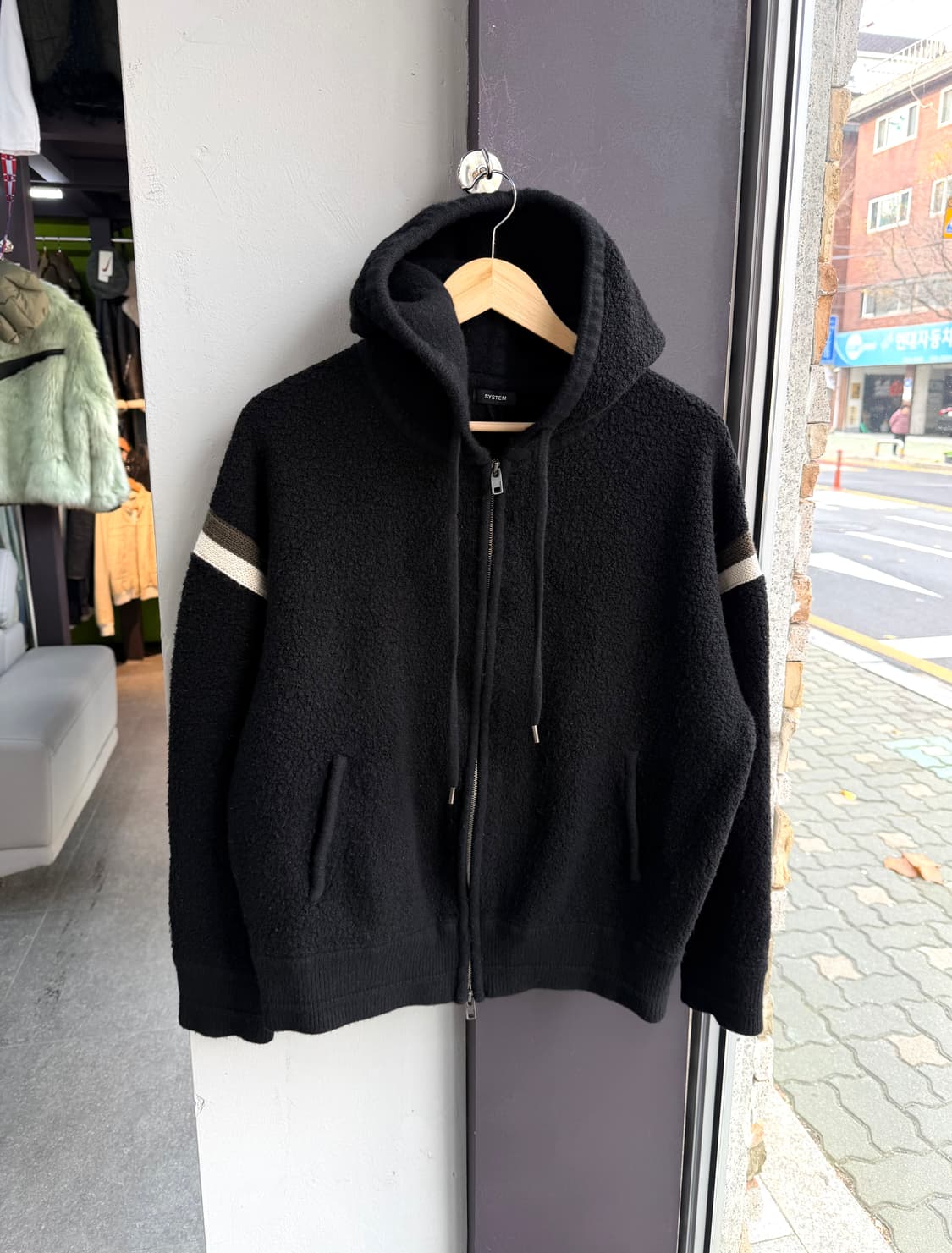 105/ 시스템옴므 23FW 플리스 후디 집업 상품이미지2