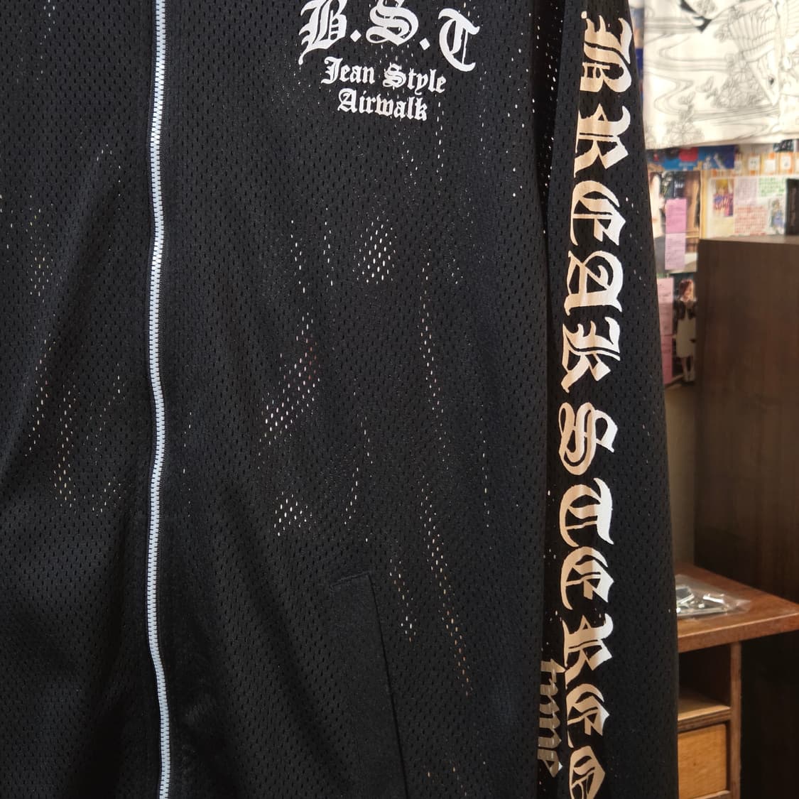 에어워크 메쉬 레터링 후드집업 상품이미지4