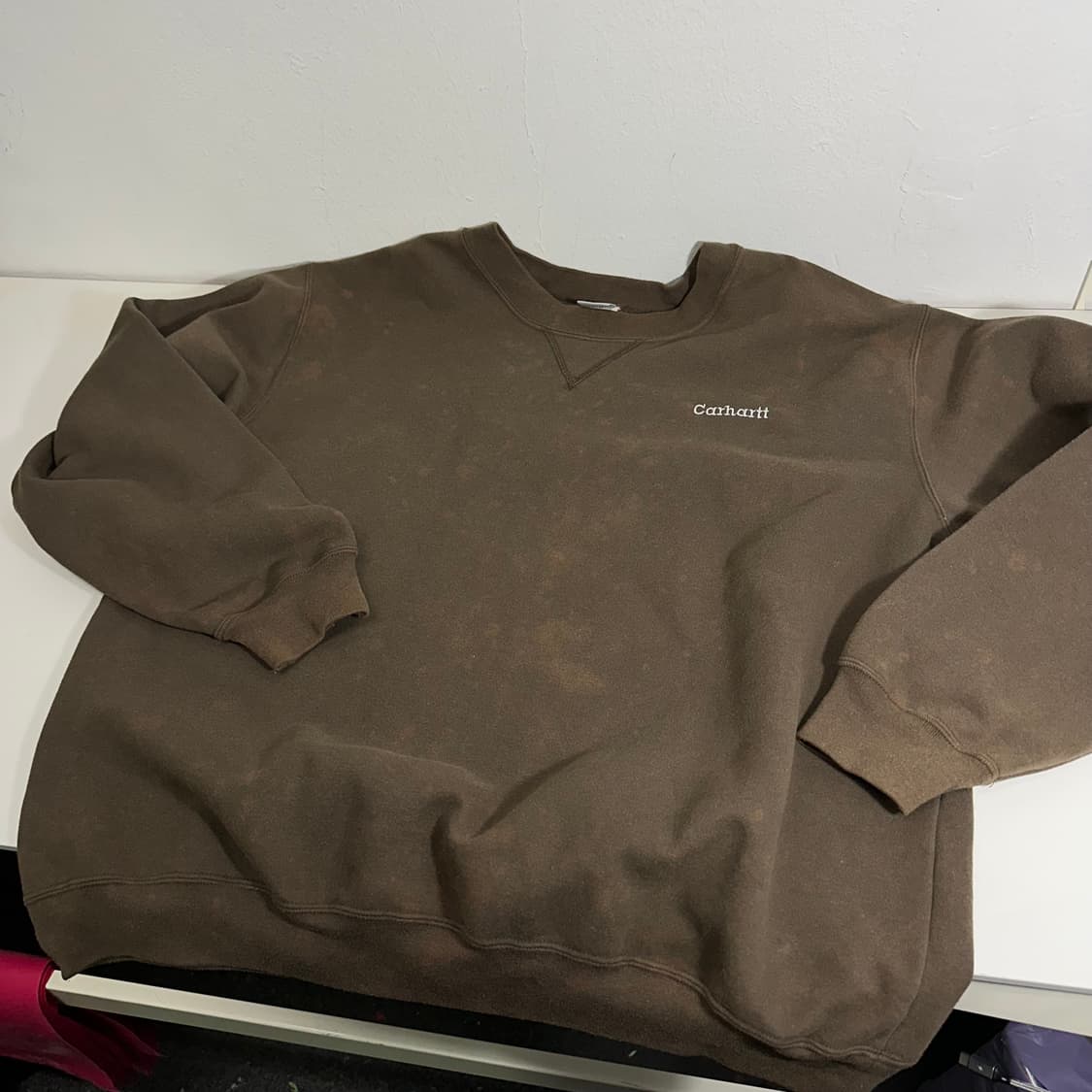 2XL 칼하트 브라운 타이다이 맨투맨 상품이미지5