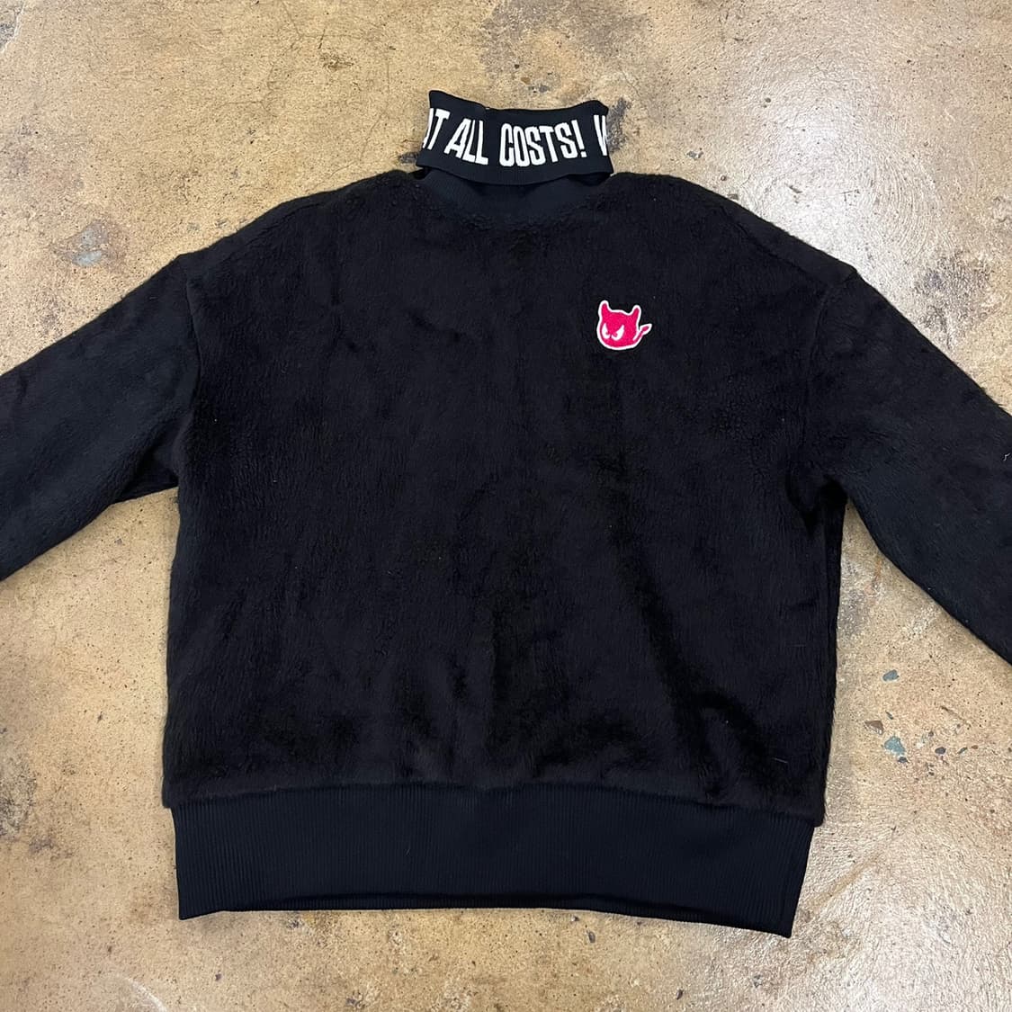 [정품/3] waac 왁 방풍니트 골프웨어 블랙 b14 상품이미지3