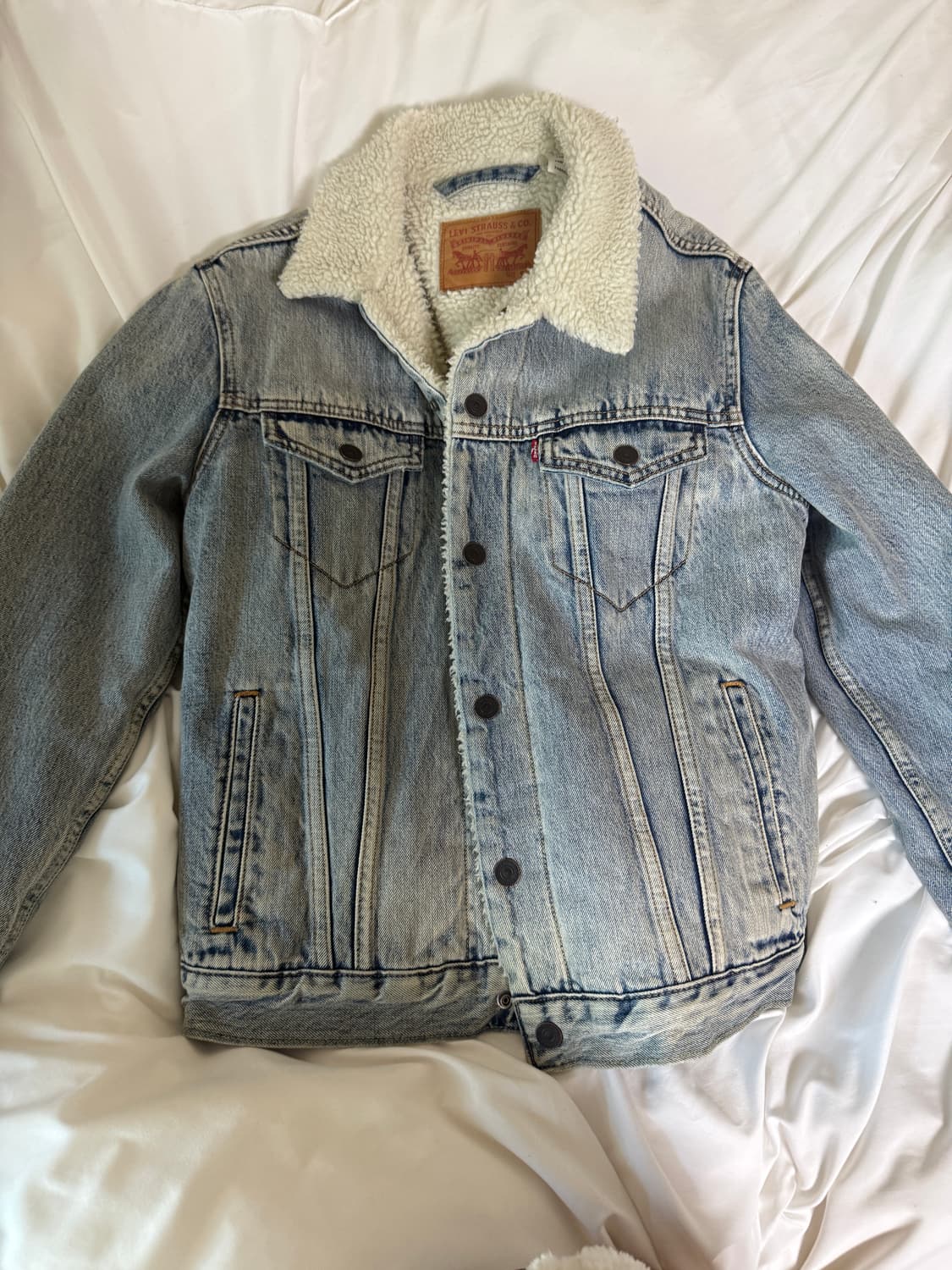 리바이스 쉐르파 데님 자켓 S 상품이미지1