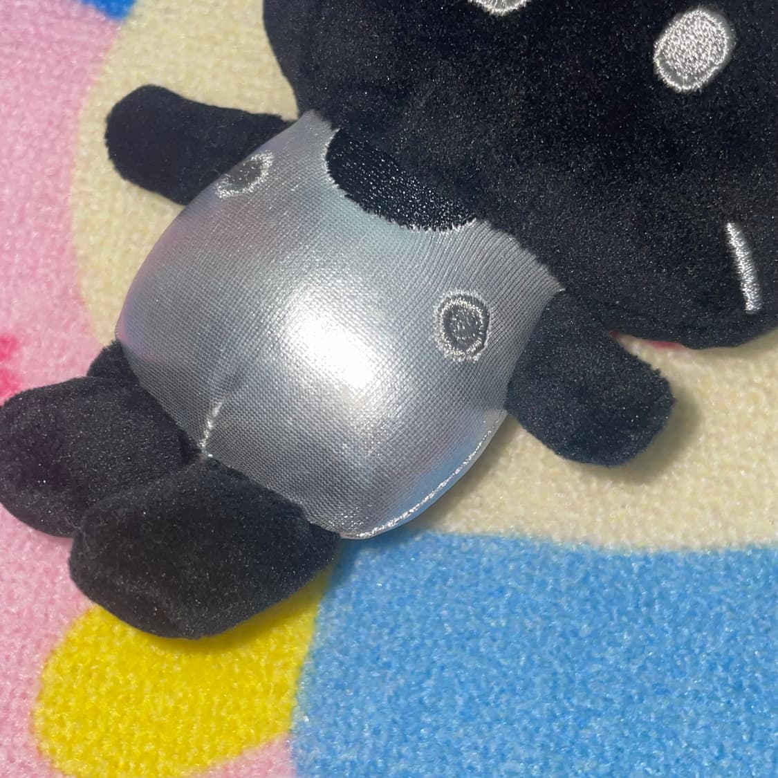 산리오 아베일 한정판 블랙키티 마스코트 인형 실버 상품이미지4