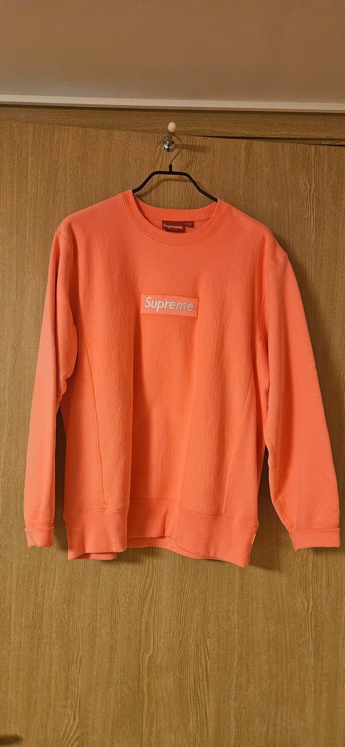 슈프림 박스로고 플로레센트 핑크  상품이미지2