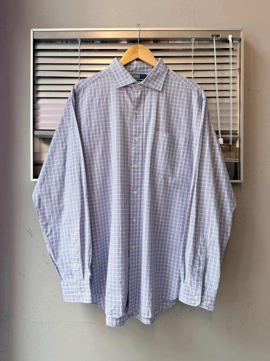 Polo Ralph Lauren BLUE CHECK SHIRT 상품이미지1