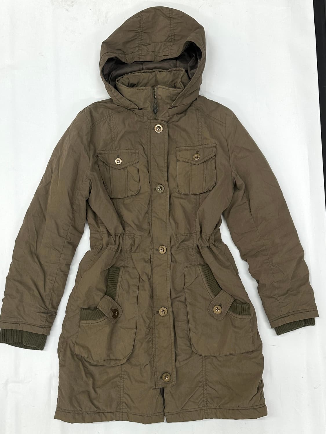 🍀아오이유우의 히피 모리걸  야상 코디세트🍀 그런지 브라운 스커트 상품이미지4