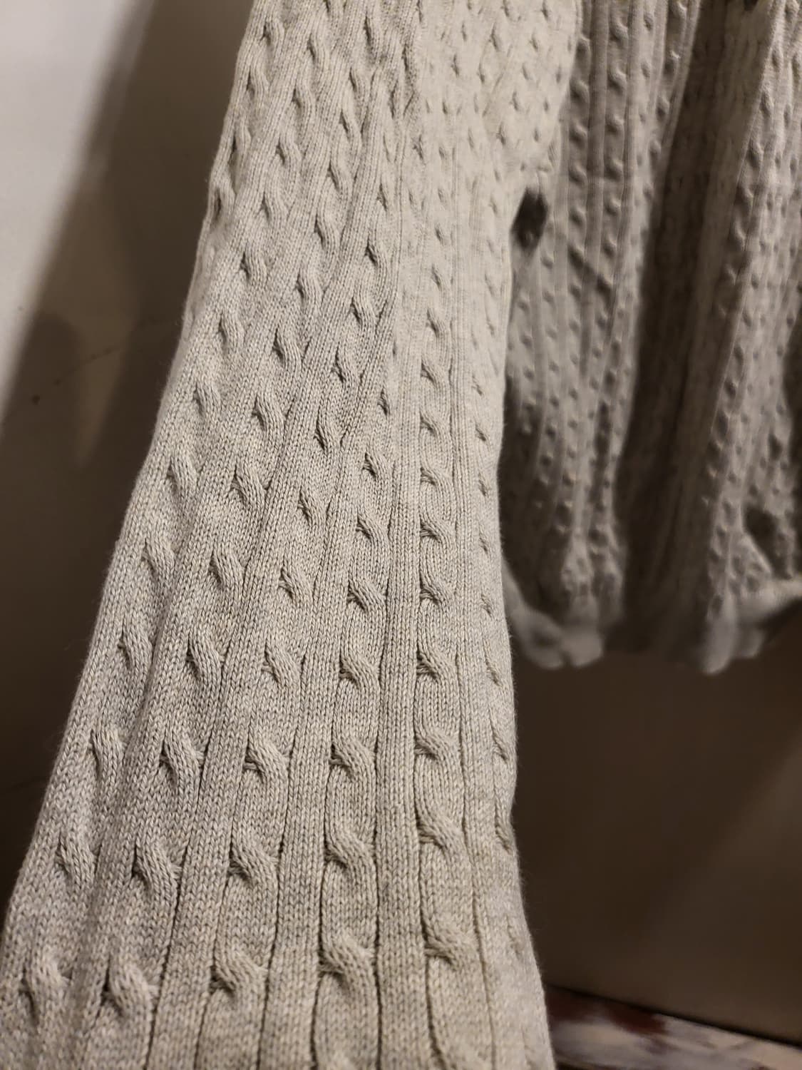 [95]폴로 골프 랄프로렌 케이블 니트 그레이 상품이미지4