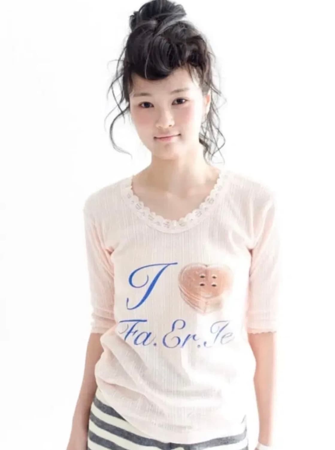 샵페어리 레이스 티 핑크 상품이미지1