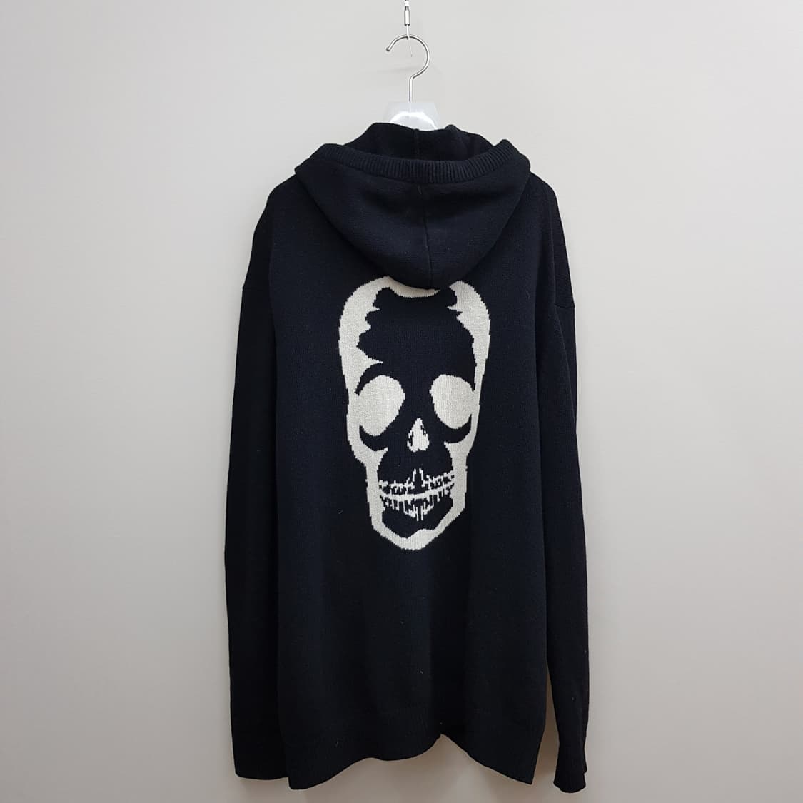 자딕앤볼테르 해골 자수 오버핏  니트 후드 집업 XS사이즈 상품이미지4