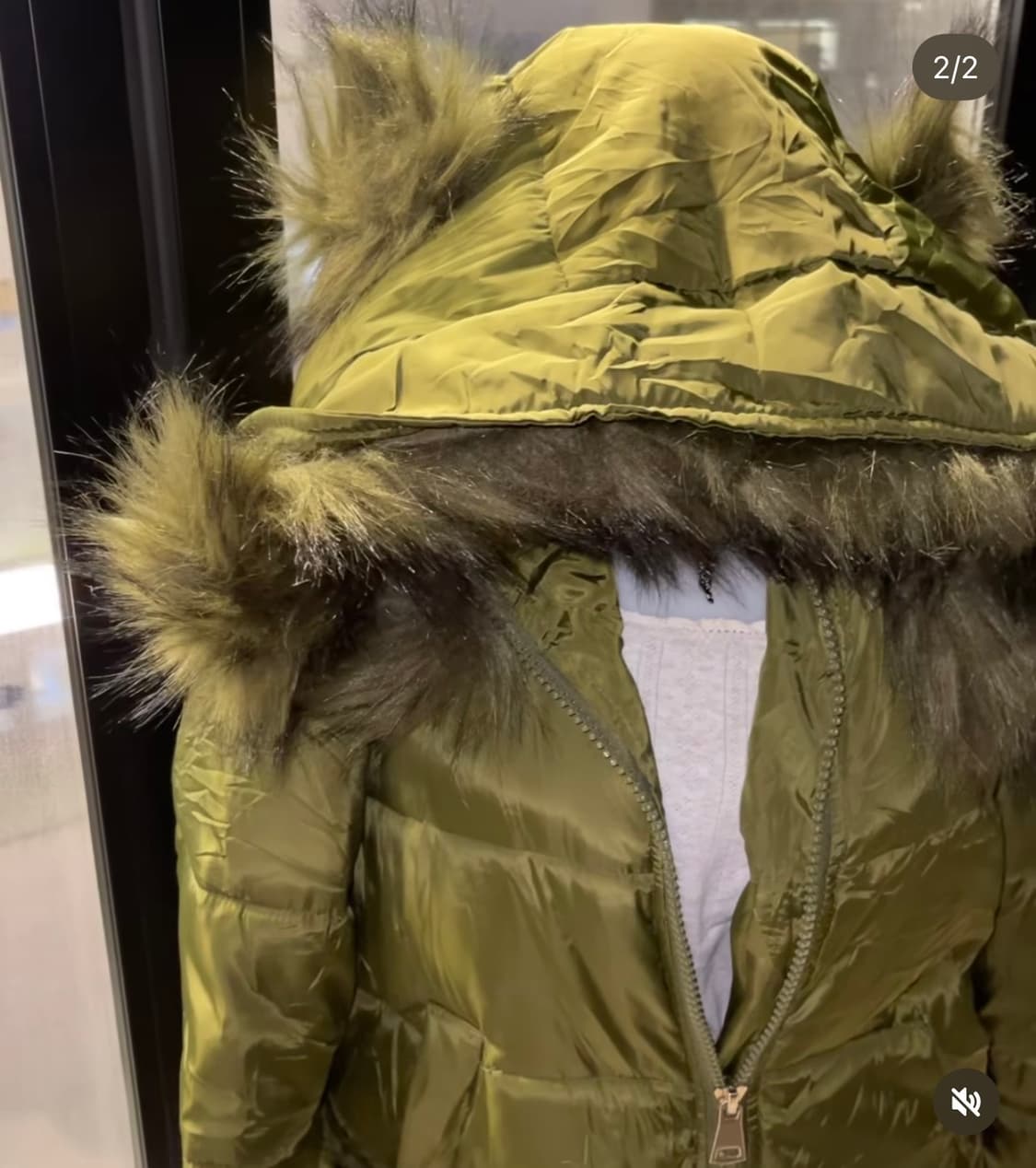 네코 퍼 패딩 자켓 상품이미지3