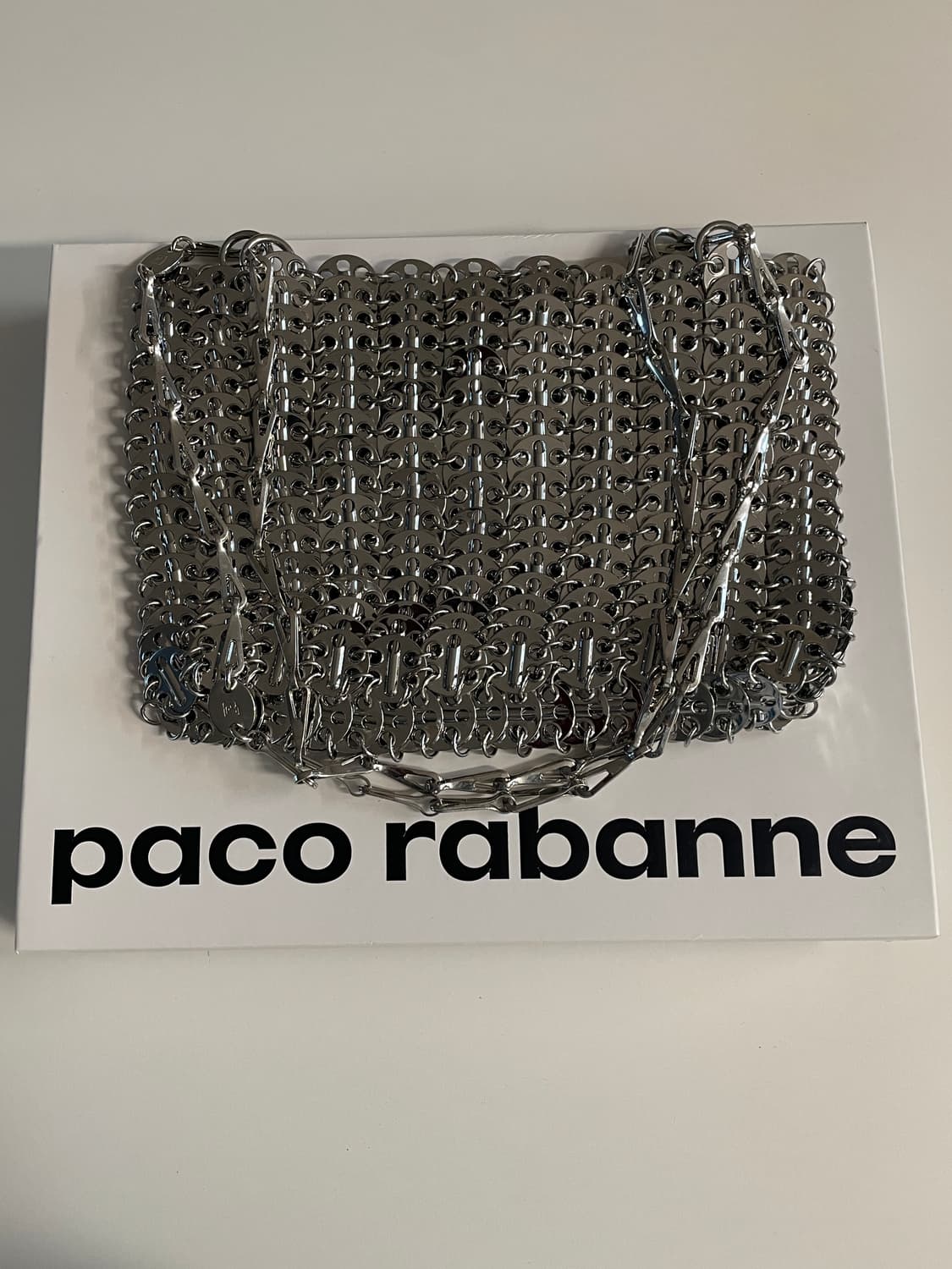 파코라반 1969 메탈 체인백 실버 상품이미지2