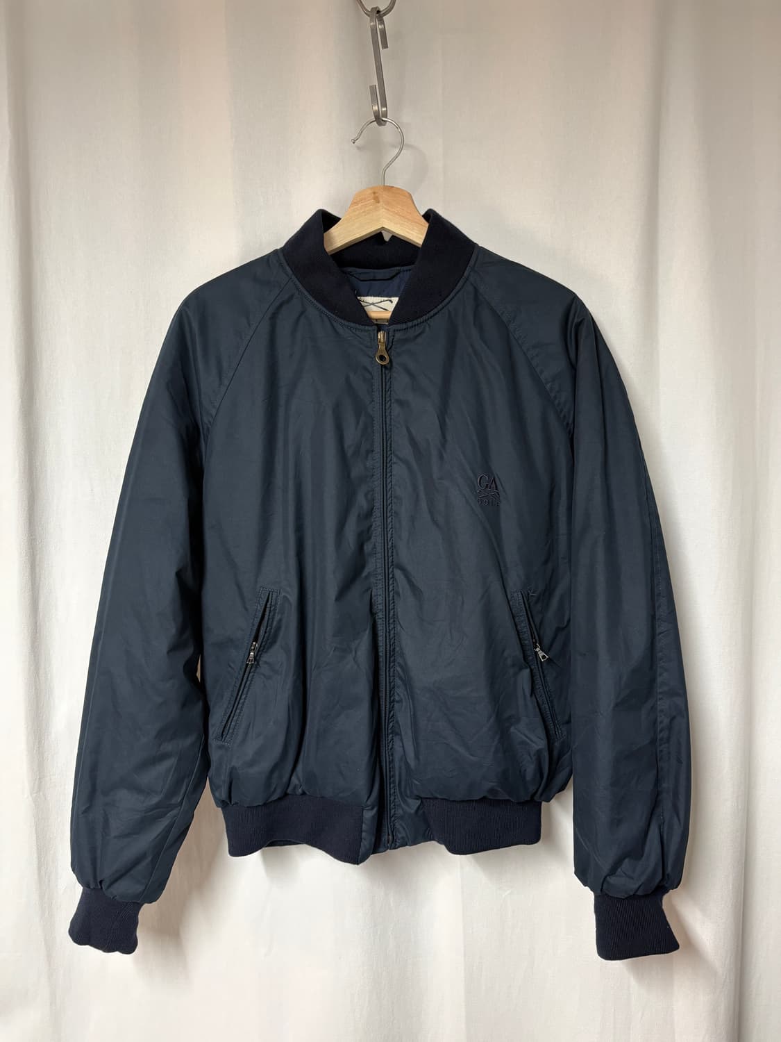 90's 조르지오 알마니 골프 퀄티드 봄버 자켓 상품이미지1