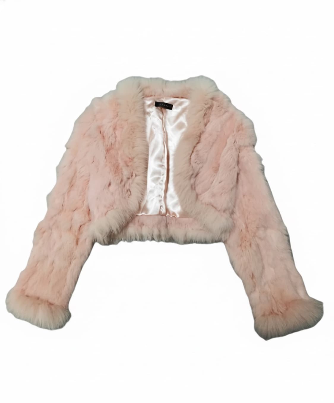 Y2k 갸루 CLEAR 토끼털  자켓 38사이즈 상품이미지1