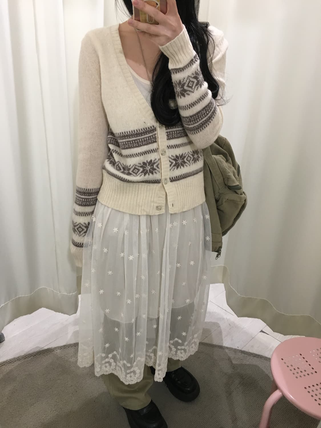 무지(MUJI) 노르딕 가디건 상품이미지1