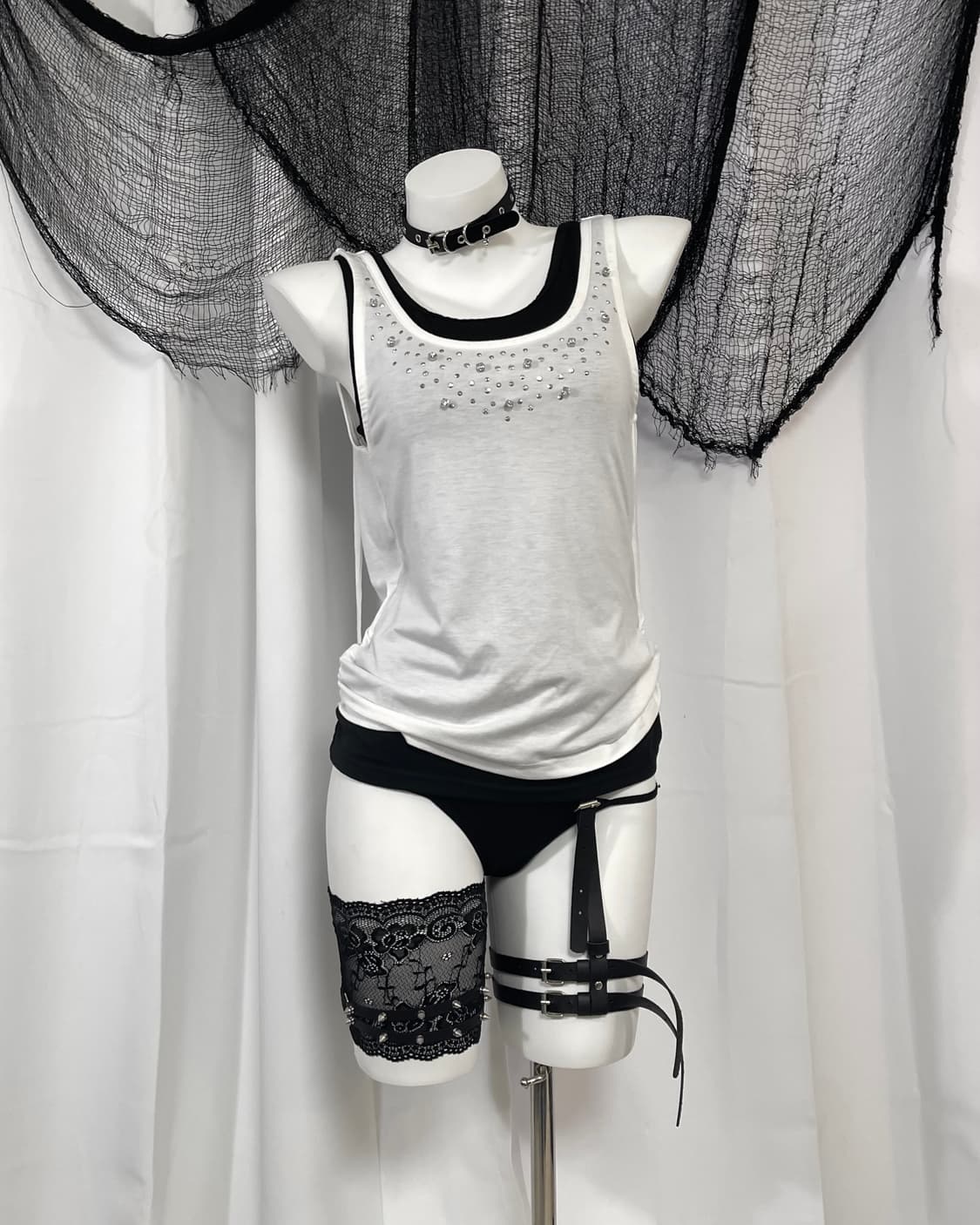 cubic detail sleeveless 상품이미지3