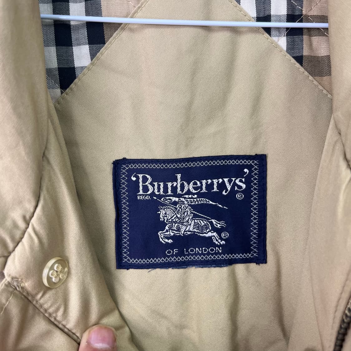 100 버버리 사파리 누빔 코트 자켓 상품이미지4