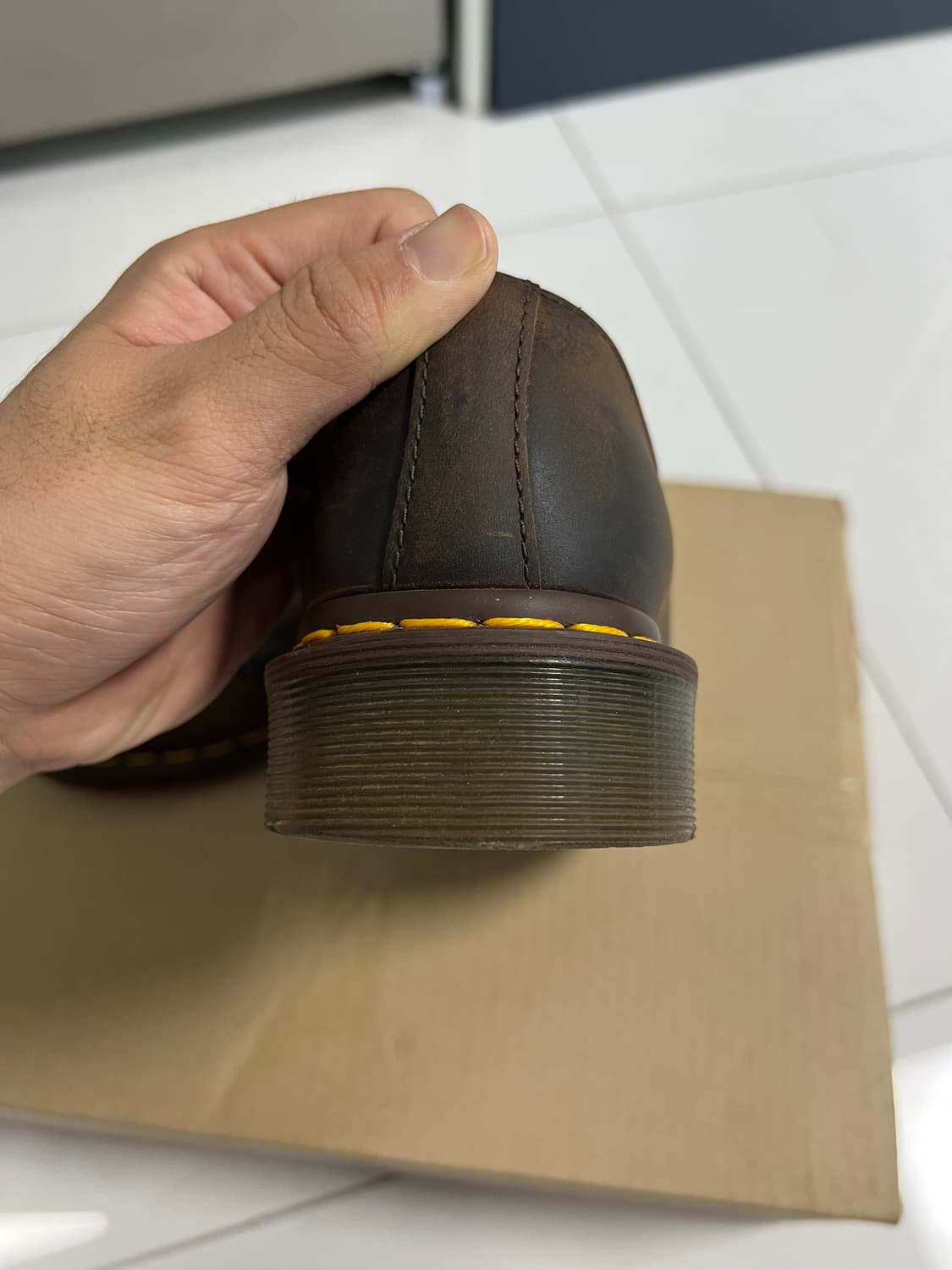 택포15) 닥터마틴 1461 3홀 크레이지호스 UK4  상품이미지4