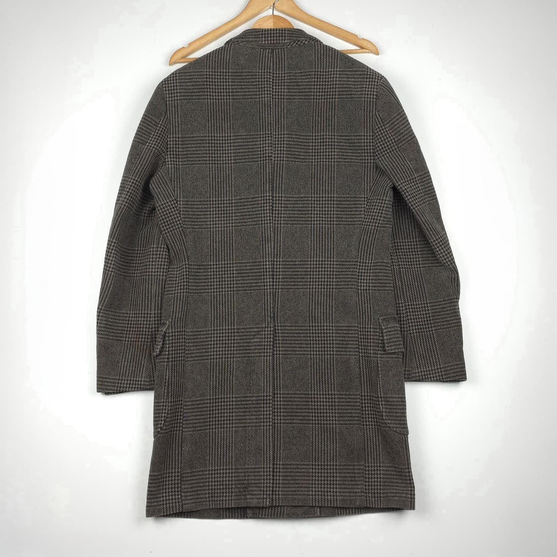 [48(M~L)] L.B.M. 1911 코튼 체크 더블코트 상품이미지10