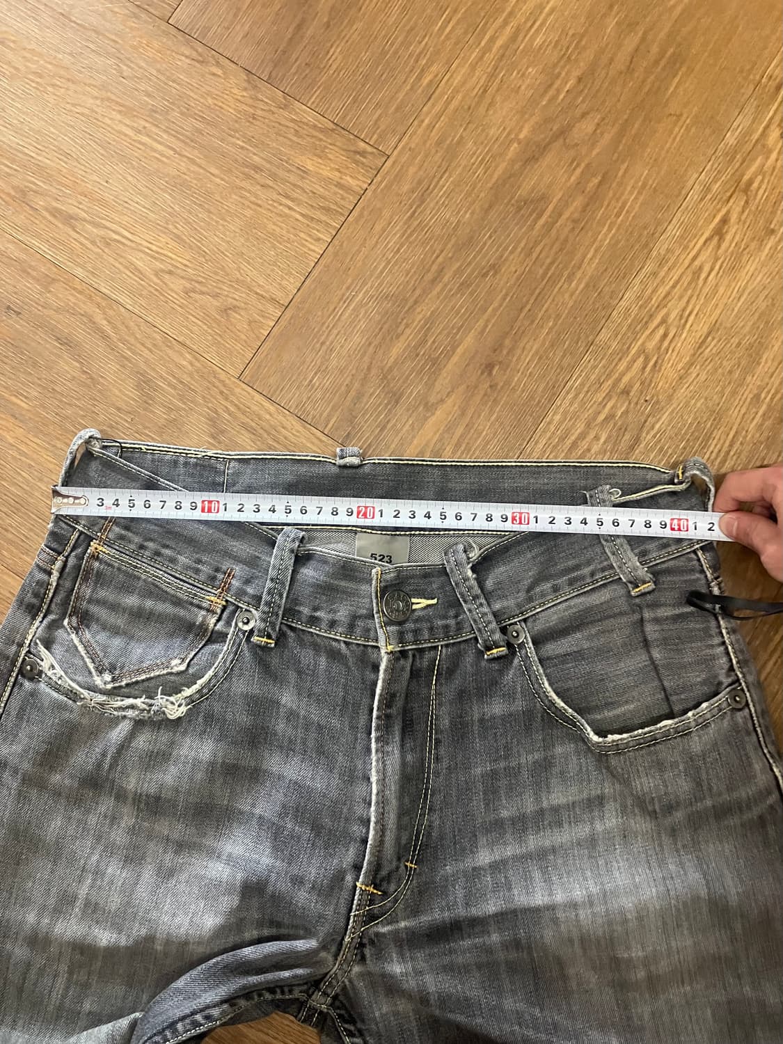 N270 리바이스 523 데님팬츠 그레이 상품이미지6