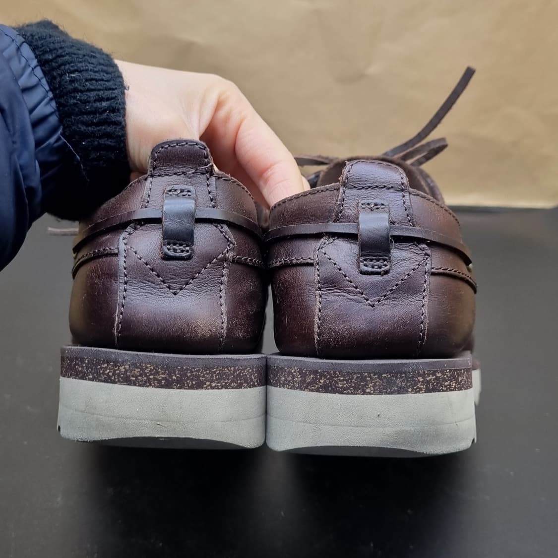 클락스 캐쥬얼 보트슈즈 실사이즈270 상품이미지4