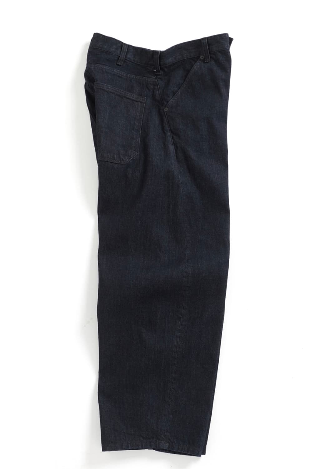 해칭룸 와이드 커브진 워시드 인디고 상품이미지2