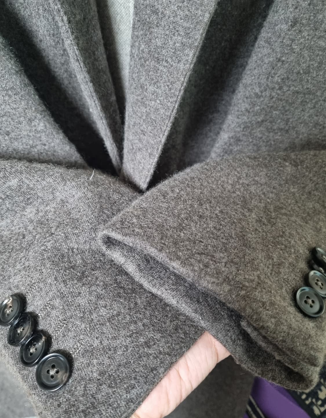 정품) 제냐 리버시블 캐시미어 코트  상품이미지5