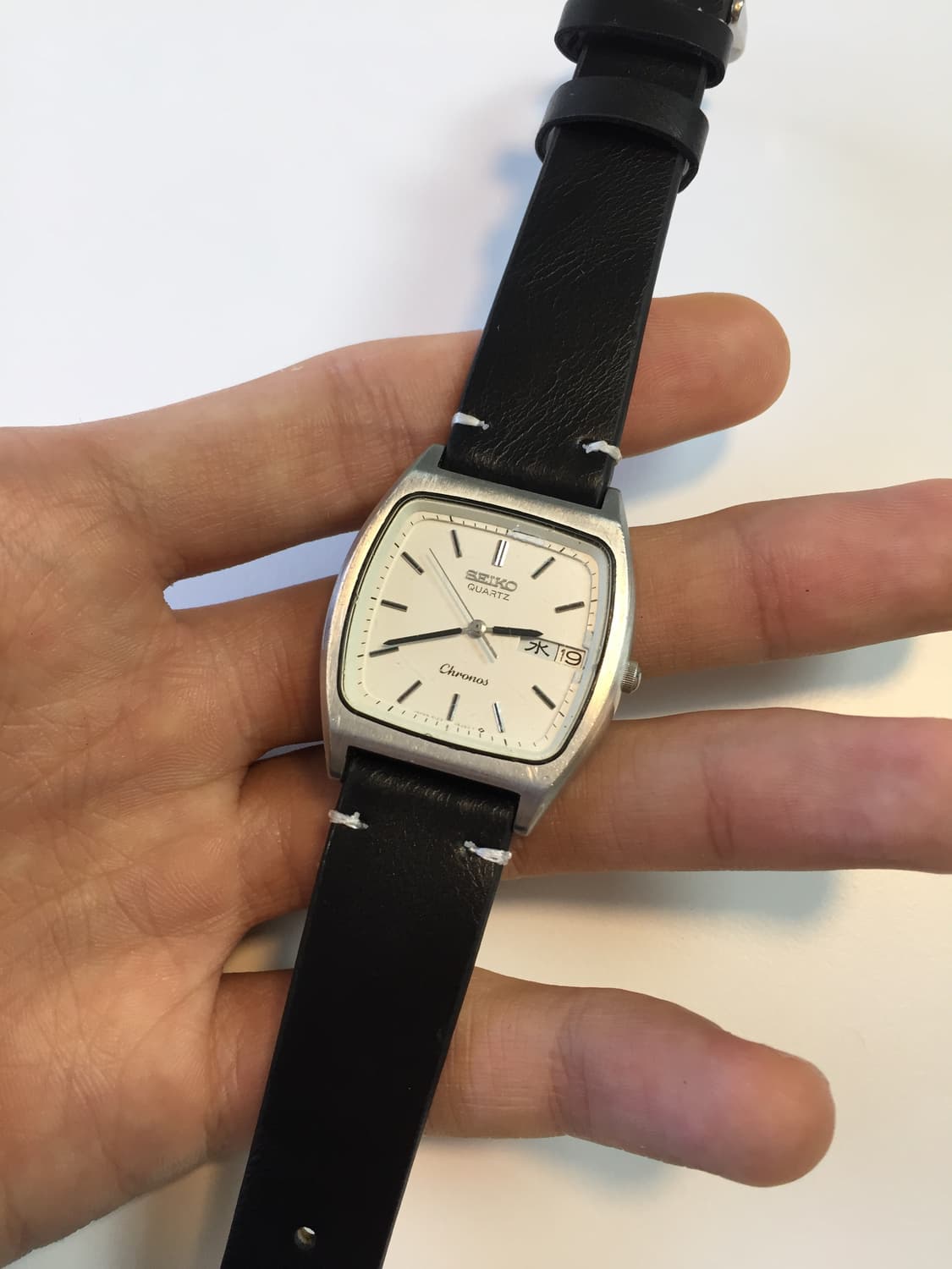 80s seiko chronos square quartz 상품이미지5