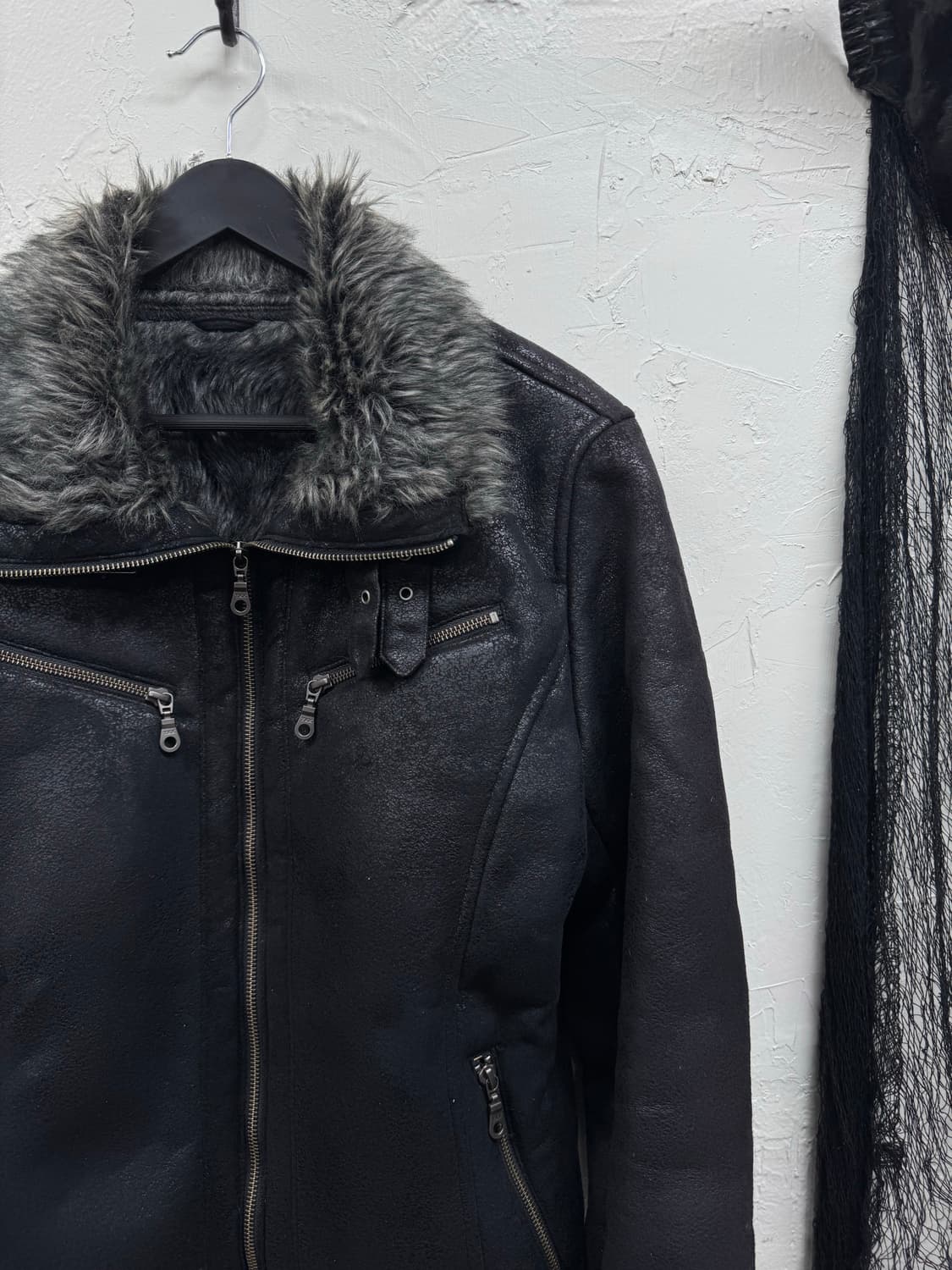 Unknown 00s vkei trimming fur jacket 상품이미지4