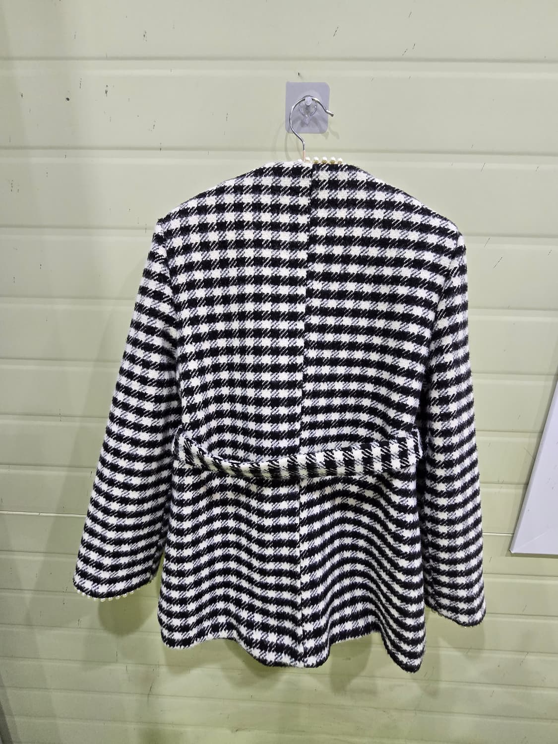 하운드투스 패턴의 코트 상품이미지5