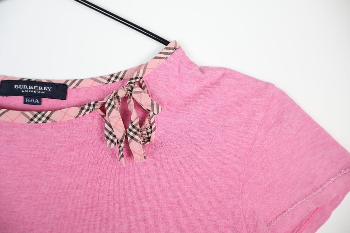 Burberry Pink Short Sleeve T-Shirts 상품이미지5