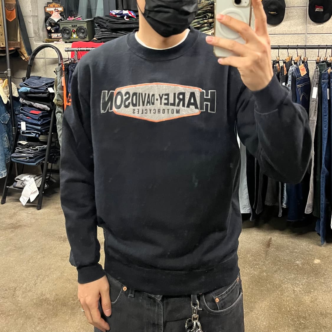 할리데이비슨 로고 맨투맨 (100) 상품이미지6