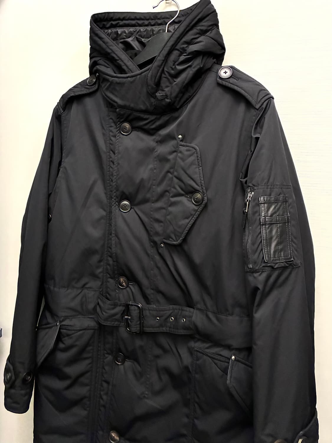 (M/100)00s 폴로랄프로렌 RAF 영국군 밀리터리 콜드 롱파카 상품이미지3