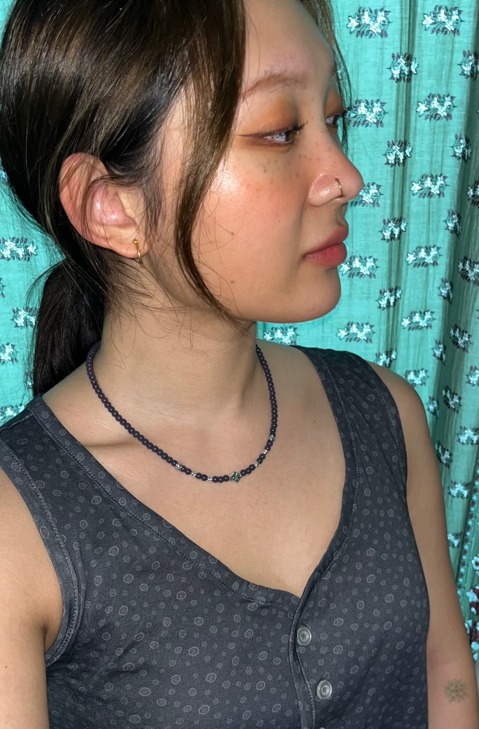 Purple 오너먼트 목걸이 상품이미지3