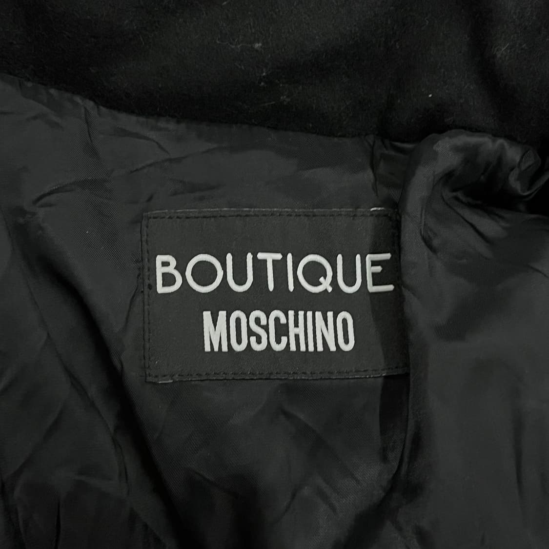 [정품/85] 모스키노 블랙 숏 트렌치 코트 b15 상품이미지5
