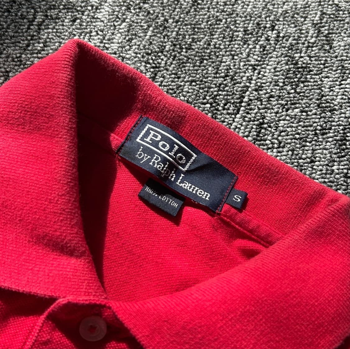 폴로 랄프로렌 빅포니 레드 반팔 PK  상품이미지7